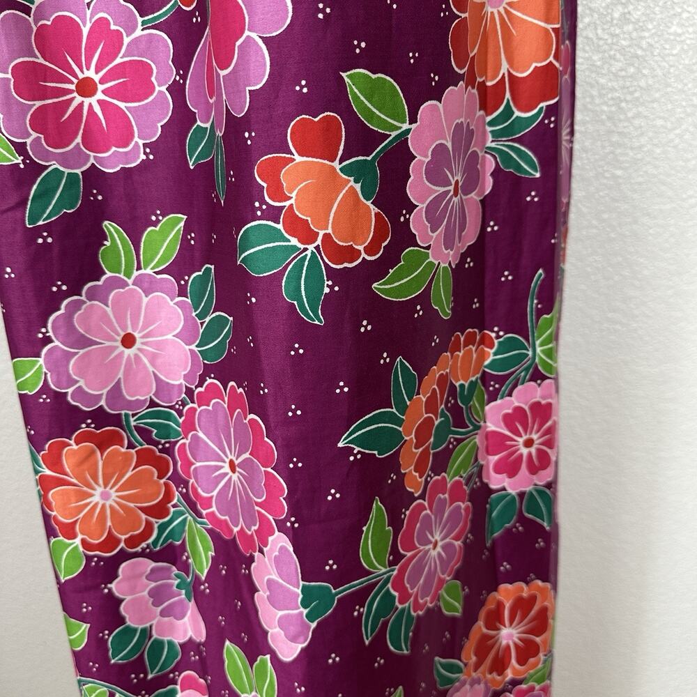 Vintage Sears House Dress Women Small Colorful Floral Muumuu Comfort Boho Midi - Picture 7 of 13